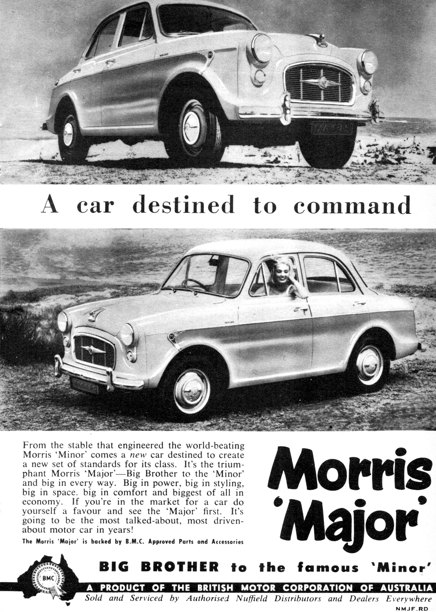 1958 Morris Major BMC